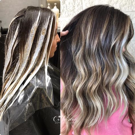 CATHERINE LONG • MICHIGAN on Instagram: “💗Hand Painted 💗 . What you see is what you get , go ahead zoom in 😉check out that lift ! . Lightener: @oligopro blacklight clay/dash cool…” Painted Hair Balayage, Painted Balayage, Hair Color Techniques, Hair Balayage, Color Techniques, Paul Mitchell, Hair Color Balayage, Hair Painting, Go Ahead