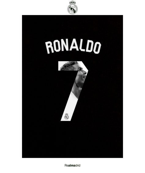 Cr7 Poster, Number Poster, A4 Poster, Cristiano Ronaldo, Ronaldo, Poster Wall, Mood Board, Frame, Wall