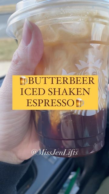 Butter Beer Starbucks Drink, Vegan Drinks Healthy, Harry Potter Drinks, Harry Potter Butter Beer, Keto Coffee Recipe, Butter Beer, Cold Brew Recipe, Low Carb Drinks, Healthy Starbucks