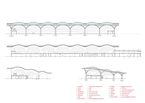 Ceiling Plan, Airport Design, Roof Architecture, Bus Terminal, Plant Science, Roof Structure, Arch Daily, Architecture Student, Space Architecture