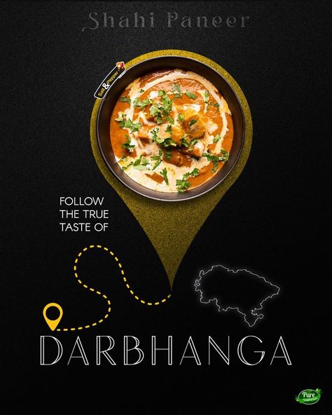 Shahi Paneer, Restaurant Advertising, Menue Design, Digital Advertising Design, Social Media Branding Design, Social Media Advertising Design, Creative Advertising Design, Food Menu Design, Food Advertising