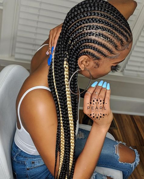 Straight Back Braids, Scalp Braids, Cornrows Braids For Black Women, Feed In Braids Hairstyles, Faux Locs Hairstyles, Box Braids Hairstyles For Black Women, Braided Cornrow Hairstyles, Braids Hairstyles Pictures, Feed In Braid