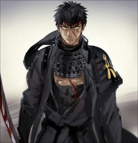 Doudanuki Masakuni - Touken Ranbu Doudanuki Masakuni, Black Anime Guy, Touken Ranbu Characters, Evil Villains, Samurai Art, Fantasy Images, Art Characters, Japanese Men, Fantasy Rpg