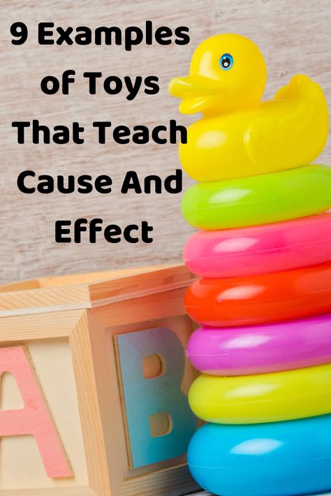 9 types of toys that teach babies and toddlers cause and effect. #childdevelopment #babytoys #toddlertoys #causeandeffect #toyblog #montessori #playbasedlearning Diy Cause And Effect Toys, Cause And Effect Activities For Infants, Cause And Effect Activities For Toddlers, Cause And Effect Toys, Cause And Effect Games, Functional Play, Baby Storytime, Cause And Effect Activities, Toddler Board