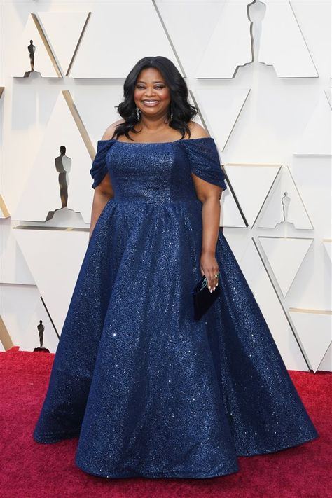 Octavia Spencer Oscars 2019 Academy Awards Red Carpet, Octavia Spencer, Oscars Red Carpet, Classic Hollywood Glamour, Oscar Fashion, Atelier Versace, Vanity Fair Oscar Party, The Oscars, Christian Siriano