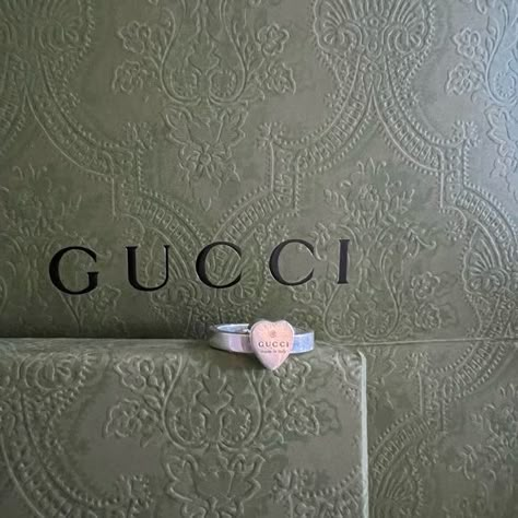 Gucci Heart Ring Gucci Heart Ring, I Attract Money, Birthday Gift List, Personal Vision Board, Gucci Ring, Gucci Rings, Gucci Jewelry, The It Girl, Nail Tattoo