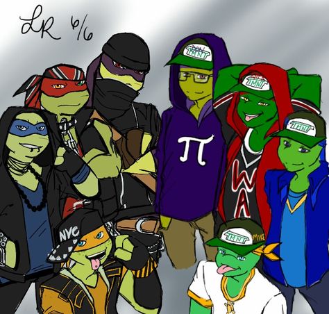 girls say that's whats up by loremrosa Punk Tmnt, Swag Tmnt, Hollywood Undead Lyrics, Tmnt Au, Ninja Turtles 2014, Tmnt Swag, Animes Emo, Tmnt Characters, Tmnt Leo