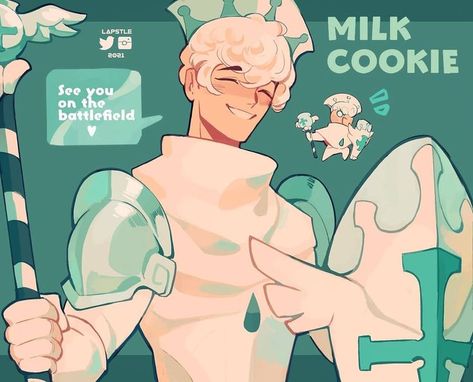 im trapped in the spiralling void of cookie run so today I offer milk cookie 🥛🤭 I forgot how fun drawing gijinkas can be >< #cookierun #cookierunkingdom - Software: clip studio paint - - - - - - Tags: #milkcookie #gijinka #cookierungijinka #illustration #digitalart #digitalartist #cookierunovenbreak #cookierunfanart #digitalillustration #digitalpainting #clipstudiopaint #xppen #xppenaliexpress #character #characterillustration #characterart #characterdesign - - - - - Im Trapped, Milky Way Cookies, Cookie Games, Cookie Run Kingdom, Milk Cookies, Knight Armor, Clip Studio Paint, Cookie Run, Cute Comics