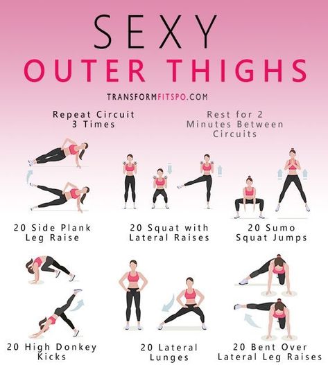 Outer Thigh Workout, Workout Morning, Outer Thigh, Exercises For Women, Yoga Beginners, Thigh Exercises, Legs Workout, Motivation Fitness, Lower Body Workout