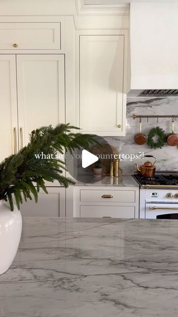 EMILY WHITE | home & design on Instagram Infinity White Quartzite Countertops, White Quartz Texture, White Pearl Quartzite Countertops, Best Quartz For White Cabinets, Sea Pearl Quartzite Countertops, Pearl Quartzite Countertops, Mont Blanc Quartzite Countertops, White Macaubas Quartzite Countertops, Gray Quartzite Countertops