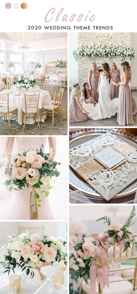 blush and ivory white classic wedding theme Spring Reception, Wedding Color Schemes Summer, Classic Wedding Themes, Wedding Color Schemes Spring, Wedding Themes Spring, Best Wedding Colors, Wedding Themes Summer, Wedding Color Combos, Spring Wedding Colors