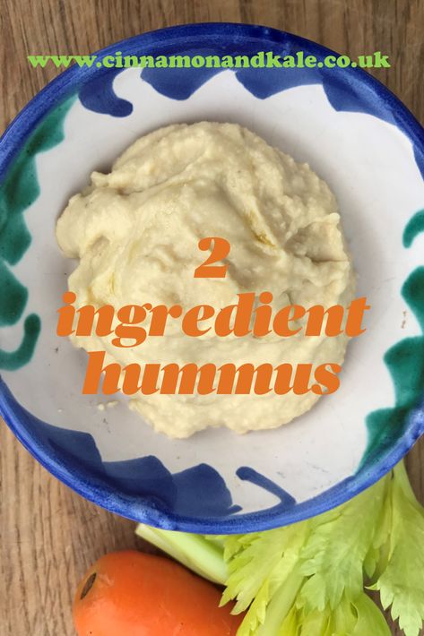 Hummus For Babies, Hummus Without Tahini, Healthy Hummus, Easy Healthy Lunch Recipes, Baby Foods, Easy Healthy Lunches, Vegan Lunches, Power Foods, 2 Ingredient