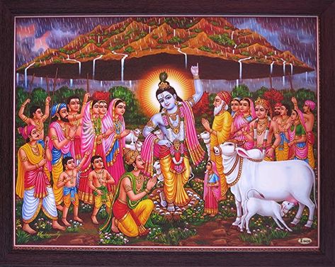 Goverdhan Parvat, Iyyapan Images Hd Wallpaper, Ram Krishna, Srila Prabhupada, Shiva Lord Wallpapers, Lord Krishna Wallpapers, Krishna Radha Painting, Radha Krishna Images, Shri Krishna