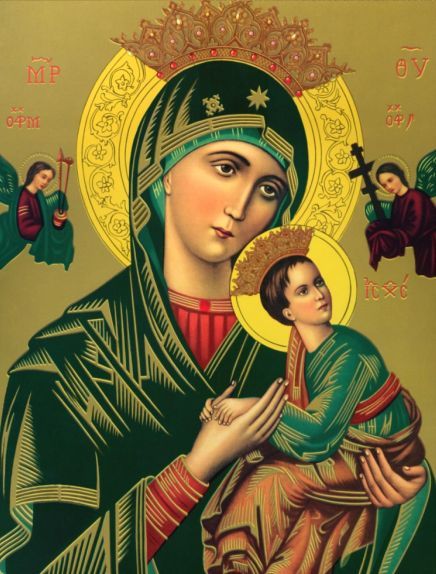 our mother of perpetual help images | Devotion to our Mother of Perpetual Help at St. John the Baptist ... Prayer For Financial Help, Images Of Mary, Financial Help, San Michele, Blessed Mother Mary, The Virgin Mary, Mary And Jesus, Madonna And Child, Blessed Virgin