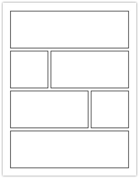 Regular Layout Comic Strip Template, Comic Template, Comic Book Genres, Comic Book Template, Comic Book Layout, Comic Tutorial, Comic Layout, Comic Book Pages, Comic Book Style