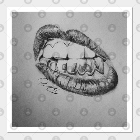 Grills Drawing, Grillz Drawing, Funny Stickers, Skull Tattoo, Custom Stickers, Favorite Tv Shows, Sticker Design, Print Design, Art Print