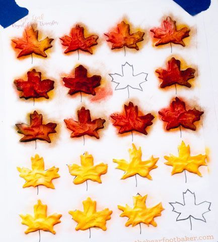 #thebearfootbaker #royalicingtransfers #royalicingleaves #candydecorations #edibleleaves #cookiedecorating #decoratedsugarcookies #cookiedecoratingtutorial #sugarcookiedecorating #edibleart #cookielove #sugarcookietutorial #decoratedcookies #sugarcookies #cookies #royalicing #cookieart #foodcrafting #cookiecrafting #cookietutorial #royalicingcookie #Cookies #thebearfootbaker Free Royal Icing Transfer Sheets, Royal Icing Transfers Free Printable Halloween, Halloween Royal Icing Transfers, Free Royal Icing Transfers, Leaf Cookies Royal Icing, Cookie Transfer Sheets, Free Royal Icing Transfer Templates, Royal Icing Leaves, Royal Icing Transfers Free Printable