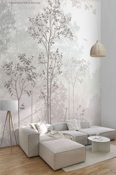 Modern Living Room Wallpapers, Scandinavian Interior Wallpaper, Aesthetic Wallpaper For Room, Wallpaper For Living Room Wall, Modern Wallpaper Living Room, Living Room Mural, Top Wallpaper, Bungalow Interior, Interior Design Wallpaper