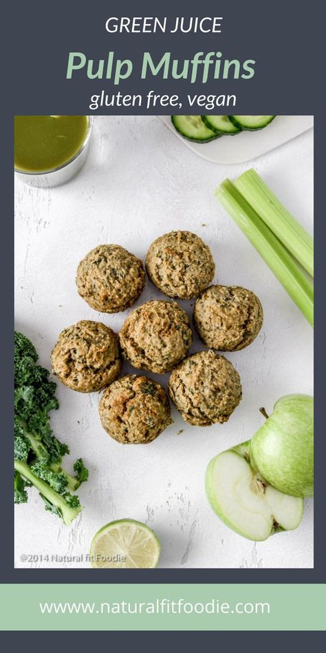 Juice Pulp Muffins, Pulp Muffins, Juicer Pulp Recipes, Juice Pulp Recipes, Pulp Recipes, Pulp Recipe, Muffins Gluten Free, Vegan Juice, Veggie Patties