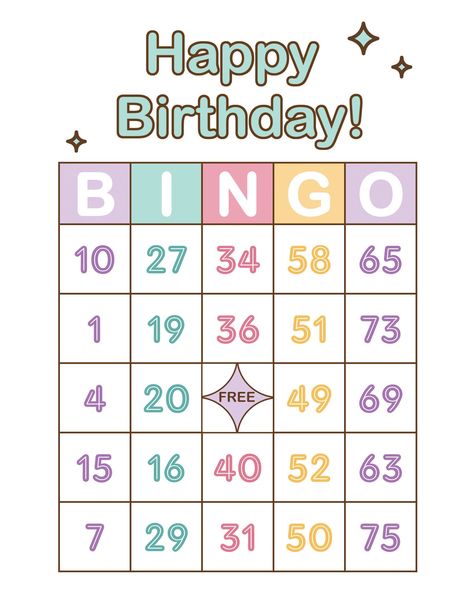 200 Birthday Bingo Cards Pdf Download, 1 Per Page, Instant Printable Fun Party Game, Pastel Birthday Bingo, Bingo Quotes, Bingo Cage, Bingo Birthday, Custom Bingo Cards, Bingo Calls, Bingo Patterns, Purple Happy Birthday, Free Printable Bingo Cards