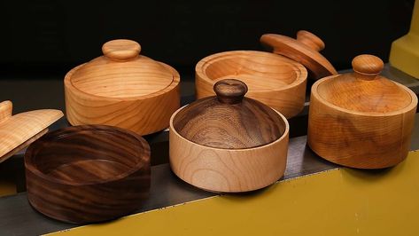 Mike Nish turns a utility box from start to finish on a wood lathe. You’ll learn: why the grain orientation ... Read more Woodturning Videos, Turned Vase, Woodturning Projects, Workshop Plans, Bowl Turning, Wooden Scoop, Turning Projects, Lathe Projects, Pen Turning