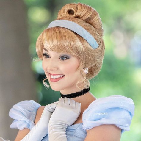 Disney Princess Poses, Cinderella Makeup Look Disney Princess, Princesses Makeup, Wig Reference, Cinderella Hairstyle, Fav Princess, Cinderella Face Character, Cinderella Makeup, Disney Princess Makeup