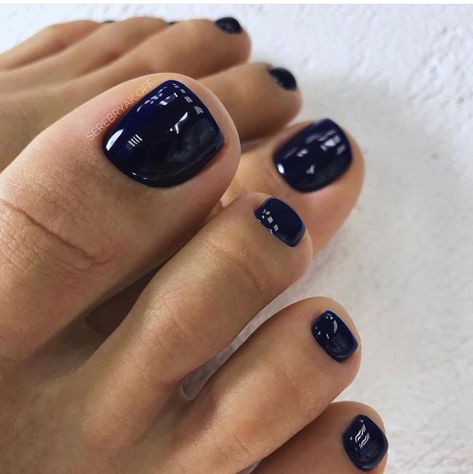 Blue Toe Nails, Nail Designs Easy Diy, Trends Nails, Pedicure Colors, Nagellack Trends, Toe Nail Color, Pretty Toe Nails, Cute Toe Nails, Acrylic Coffin