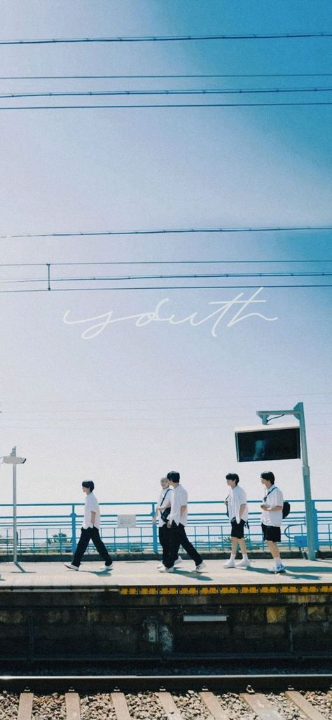 Txt Lyrics Wallpaper Aesthetic, Moa Collection, Ideal Boyfriend, Boys Wallpaper, I Have No Friends, Group Photos, New Wallpaper, Kpop Wallpaper, Scenery Wallpaper