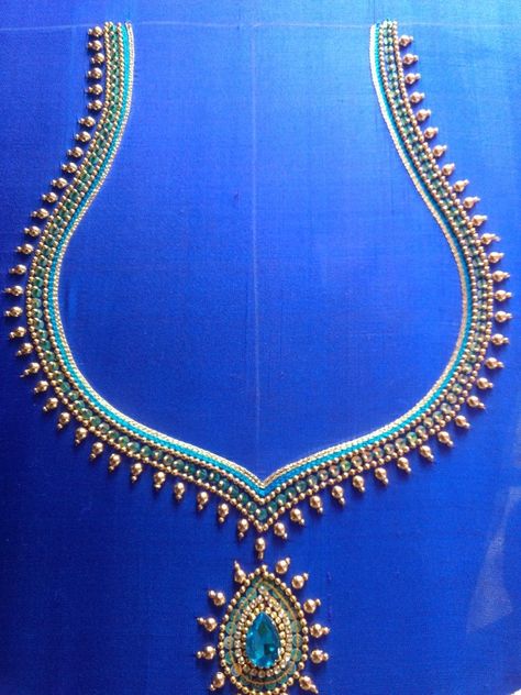 Simple Aari Work Design Images 1000 Rs Aari Work Design, Aari Drawing, Peacock Embroidery Designs, Hand Work Design, Aari Blouse, Simple Work, Cutwork Blouse Designs, Blouse Design Images, Simple Embroidery Designs