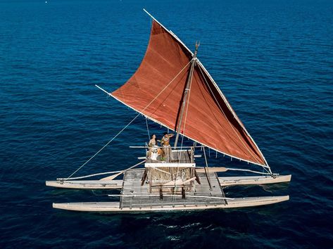 Polynesian Sailing Canoe, Polynesian Boat, Nadi Fiji, Sailing Canoe, Model Boats Building, Canoe Accessories, Canoe Building, Canoe Boat, Outrigger Canoe