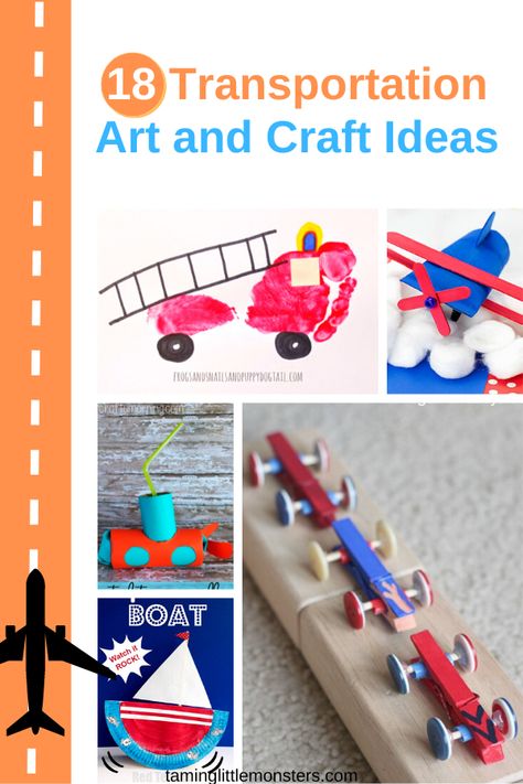 Do your kids love machines? Here are 18 transport inspired arts and crafts for kids to make. Recycle those old materials into some really amazing creations that actually work! Your kids will love to make these marvelous machines.  #artsandcrafts #machines #transport #transportation #cars Sea Animal Crafts, Plane Crafts, Machine Learning Projects, Insect Crafts, Egg Carton Crafts, Transportation Theme, Kids Crafting, Fun Arts And Crafts, Animal Crafts For Kids