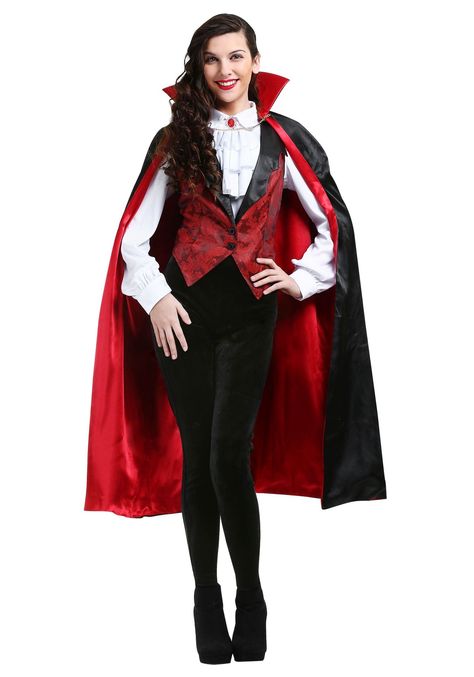 Vamp Costume, Vampire Costume Women, Dracula Costume, Fitted White Shirt, Vampire Look, Vampire Costumes, Costume For Women, Hallowen Costume, Vampire Costume