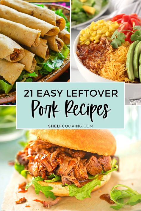 Repurpose Pulled Pork, Pork Chops Leftovers Ideas, Leftover Pork Sandwich Recipes, Leftover Ribs Recipes What To Do, Shredded Pork Tacos Leftover, Leftover Boneless Pork Ribs, Pork Roast Casserole Leftover, Leftover Pork Loin Sandwich Recipes, Leftover Pork Chop Recipes Ideas