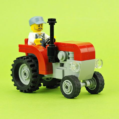 DeMarco4stud is creating 4 wide Lego vehicles - 4wlc, PDF building instructions | Patreon Lego Farm, Lego Tractor, Lego Factory, Lego Techniques, Lego 4, Lego Vehicles, Lego Board, Lego Inspiration, Lego Boards