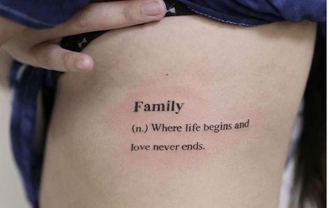 Small Tattoos Meaning Self Love, Fam Tattoo, Parent Tattoo, Cat Face Tattoos, Brother And Sister Tattoo Ideas, Meaningful Word Tattoos, Word Tattoo Ideas, Sister Tattoo Ideas, Around Arm Tattoo