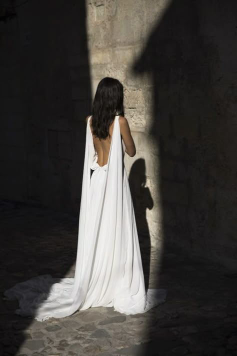 Wedding Atelier, Wedding Silhouette, The Lane, Backless Wedding, Backless Wedding Dress, Wedding Dress Inspiration, Dream Wedding Dresses, Looks Style, Rehearsal Dinner