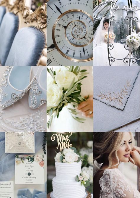 Cinderella Wedding Aesthetic, Cinderella Aesthetic Wedding, Wedding Aesthetic Collage, Grimm Cinderella, Disney Cinderella Wedding Dress, Cinderella Wedding Inspiration, Disney Wedding Decorations, Cinderella Wedding Theme, Disney Inspired Tattoos