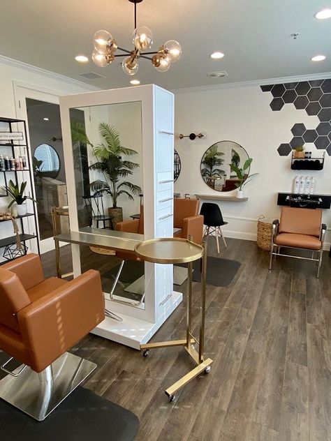 Salon Suite Decor, Styling Chairs, Nail Salon Equipment, Small Salon, Minerva Beauty, Home Hair Salons, Home Beauty Salon, Spa Room Decor, Beauty Salon Furniture