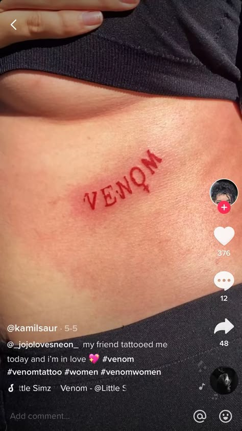 Woman Venom Tattoo, Rage Tattoo, Empowerment Tattoo, Venom Tattoo, Hp Tattoo, Grunge Tattoo, Stylist Tattoos, Discreet Tattoos, Subtle Tattoos