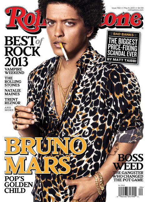 Bruno Mars, Rolling Stone, May 2013 Natalie Maines, Rolling Stone Magazine Cover, Dr Hook, Trinidad James, Rolling Stone Magazine, Trent Reznor, Rolling Stones Magazine, Tattoo Cover, Music Magazines