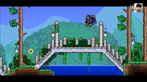 Terraria Bridge, Terraria Castle, Terraria Houses, Terraria Game, Terrarium Base, Terraria Tips, Terraria House Ideas, Terraria House Design, Terraria House