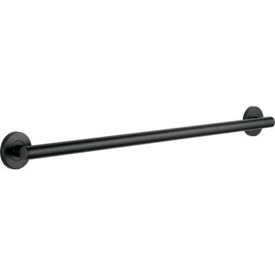 Contemporary 36 in. x 1-1/4 in. Concealed Screw ADA-Compliant Decorative Grab Bar in Matte Black Safety Grab Bars, Shower Grab Bar, Straight Baths, Bath Safety, Grab Bars In Bathroom, Bar Black, Grab Bar, Delta Faucets, Grab Bars