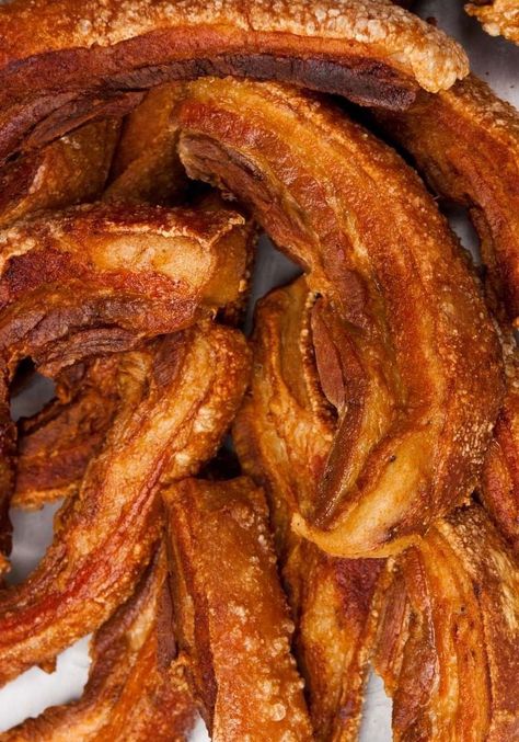 Learn how to cook pork belly slices or strips. Either in the oven, on the grill, pan-fried, or air-fried, they are always easy to make and incredibly hearty and delicious! #whereismyspoon #porkbellyslices #porkbellystrips #slicedporkbelly #porkbellyrecipes #howtocookporkbelly Fried Pig Tails, Pork Belly Blackstone, Pork Belly On The Grill, Grill Pork Belly, Pork Belly Recipe Oven, Pork Belly Oven, Pork Belly Recipes Easy, Sliced Pork Belly, Pork Belly Recipes Crispy