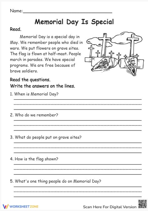 This Memorial Day Is Special Reading Comprehension will help your students build their reading comprehension skills while reading about Memorial Day.
#holidays #memorialday #memorialdayworksheets #readingcomprehension #memorialdayreadingcomprehension #worksheets #worksheetsforkids #celebration #kidsactivities #freeprintables #printablesforkids Memorial Day Worksheets, Comprehension Skills, Reading Comprehension Skills, Comprehension Worksheets, Reading Comprehension Worksheets, English Worksheets, Homeschool Ideas, Holiday Activities, Worksheets For Kids