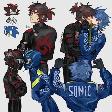 Sonic X Shadow Human, Sonic X Shadow Fanart, Human Shadow, Sonic Funny, Sonic Fan Characters, Sonic Franchise, Sonic Adventure, Hedgehog Art, Sonic And Shadow