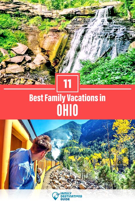 Need a little inspiration for a getaway to Ohio with kids? Planning a family trip to OH and want ideas for the top vacation spots and areas? We’re FamilyDestinationsGuide, and we’re here to help: Discover the best family vacations in Ohio - so you get memories that last a lifetime! #ohio #ohiovacation #ohiowithkids #ohiofamilyvacation #familyvacation Ohio Vacation Ideas, Fun Places To Go In Ohio, Things To Do In Ohio With Kids, Ohio Must See, Columbus Ohio With Kids, Ohio Weekend Getaways, Toddler Vacation, Usa Vacation Destinations, Ohio Adventures