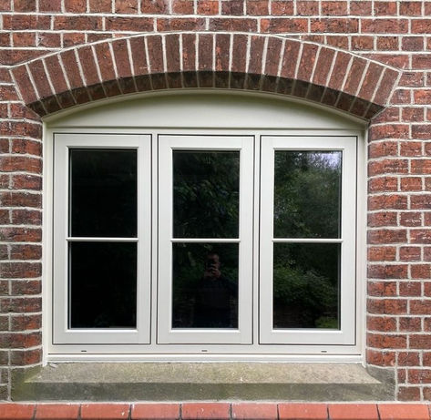 Residence 7 Windows in Vintage Cream Installed by Bespoke Frames of Cheshire