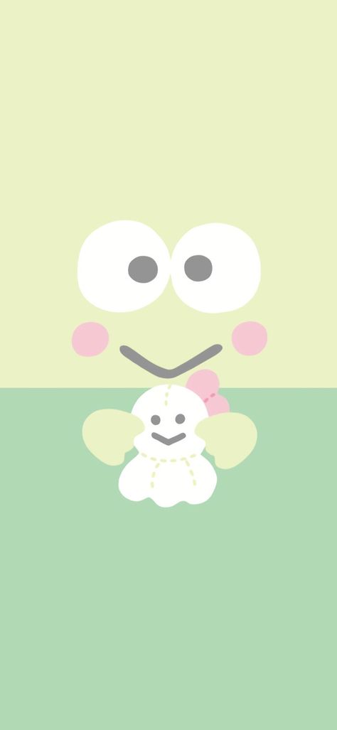 Kerropi Pfp, Wallpaper Aesthetics, Frog Wallpaper, Iphone Wallpaper Classy, Melody Hello Kitty, Hello Kitty Art, Army Wallpaper, Sanrio Wallpaper, Hello Kitty Iphone Wallpaper