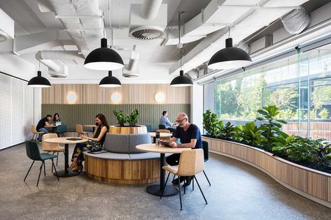 Work Cafe, Interior Kantor, Retail Concepts, 카페 인테리어 디자인, 7 Eleven, Banquette Seating, Workplace Design, Corporate Office, Office Interior Design