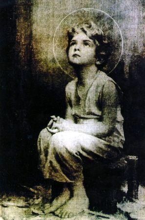 On Fire with the Spirit • Miraculous image of the Child Jesus– A monk on the... Holy Eucharist, My Blessings, My Peace, Religious Pictures, Catholic Images, Jesus Prayer, Child Jesus, Religious Images, Eucharist